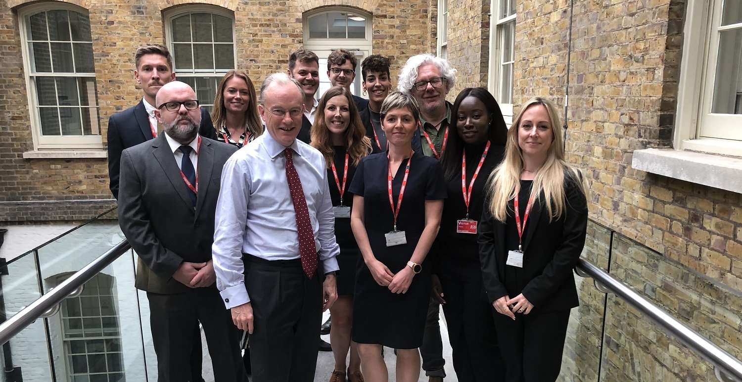 A group shot of the 2021 Future Leaders Cohort during a visit to the Cabinet Office